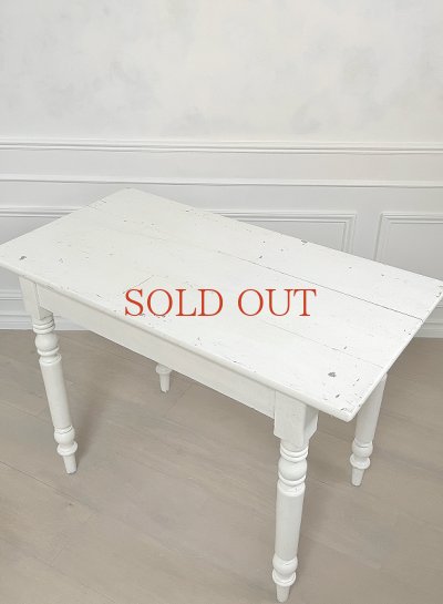 画像3: フランスらしい素敵な ホワイトテーブル