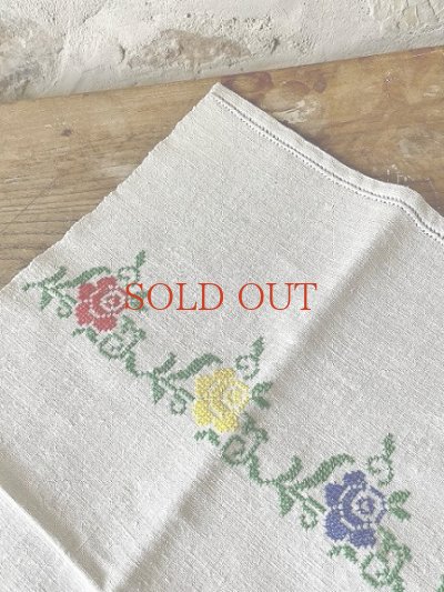 画像9: ５色のローズがかわいい ハンガリアンリネン