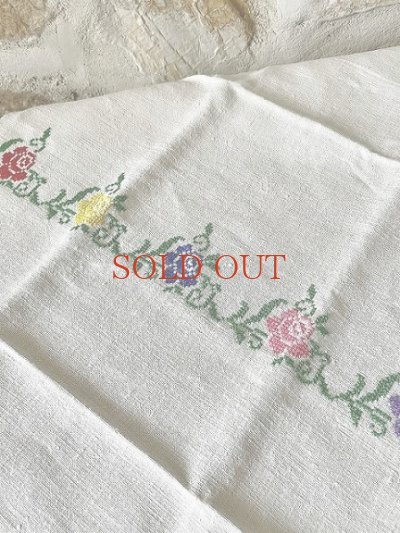 画像4: ５色のローズがかわいい ハンガリアンリネン