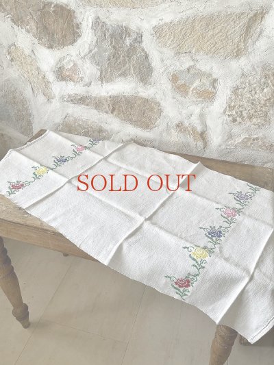 画像10: ５色のローズがかわいい ハンガリアンリネン