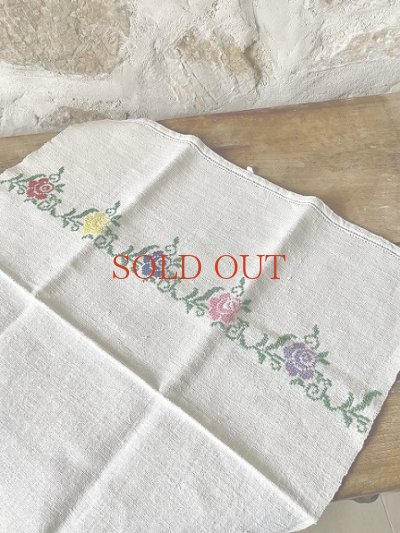 画像7: ５色のローズがかわいい ハンガリアンリネン