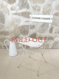 フランス オリジナルペイントが かわいいガーデンチェア  40%OFF 