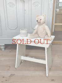 木製ホワイトスツール  40%OFF 