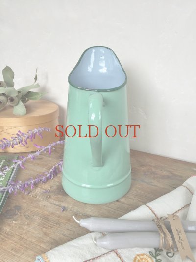 画像5: フランス 外も中も色が素敵な ホーロー製ジャグ