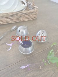 イギリス ソルト・ペッパー＆ マスタードポット  30%OFF 