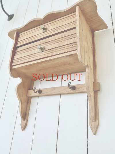 画像12: フランス 壁掛けドローワー