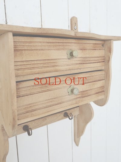 画像6: フランス 壁掛けドローワー