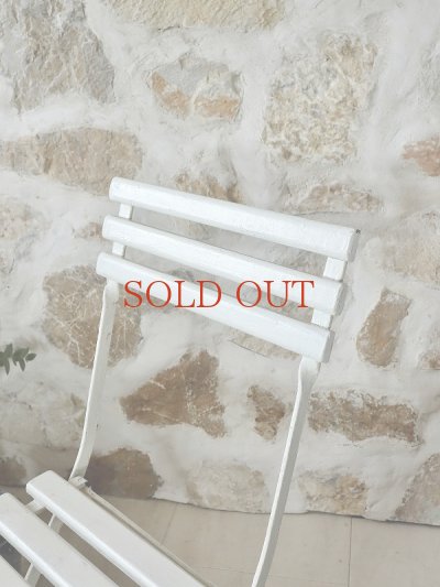 画像2: フランス 折りたたみ式 ガーデンチェア  40%OFF 