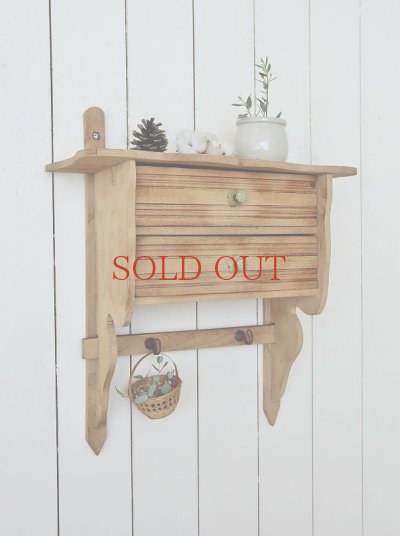 画像3: フランス 壁掛けドローワー