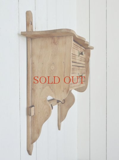 画像4: フランス 壁掛けドローワー