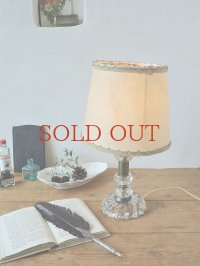 フランス ガラスのデザインが 素敵なテーブルランプ  40%OFF 