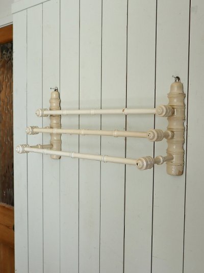 画像8: フランス 3段バンブー タオルレール