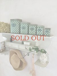 フランス ティン製キャニスター 5個セット