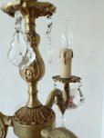 画像13: フランス 真鍮のデザインが素敵な 3灯シャンデリア