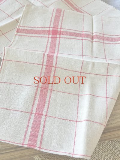 画像8: フランス イニシャルがかわいい リネン製キッチンクロス