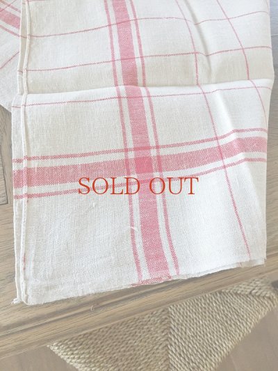 画像6: フランス イニシャルがかわいい リネン製キッチンクロス