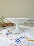 画像7: 小花ガーランドが かわいい陶器製 コンポート皿