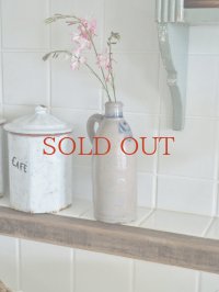 フランス 取手付き素朴な 陶器ボトル  20%OFF 
