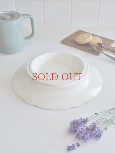 画像7: フランス 絵柄がやさしい コンポート皿