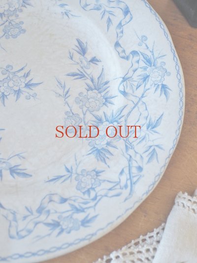 画像5: フランス 1900年前後の お花柄がかわいい サルグミンヌU&Cプレート