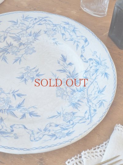 画像3: フランス 1900年前後の お花柄がかわいい サルグミンヌU&Cプレート