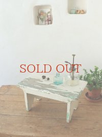 フランス シャビーなペイントが かわいいフットレスト  30%OFF 