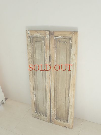 画像2: フランス 素朴な両開き キャビネットドア  50%OFF 