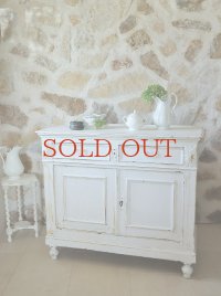 オリジナルペイントの 経年変化が素敵な キャビネット  50%OFF 