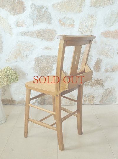 画像15: イギリス クロスがかわいい チャーチチェア