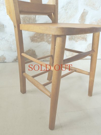 画像9: イギリス クロスがかわいい チャーチチェア