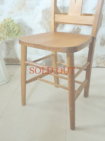 画像6: イギリス クロスがかわいい チャーチチェア