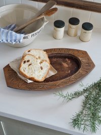フランス 麦の模様が素敵な 木製ブレッドボード