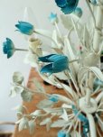 画像15: フランス ブルーの小花が素敵な アイアンシャンデリア