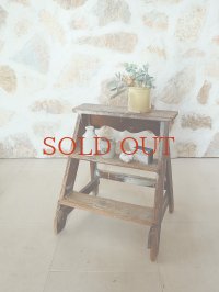 フランス 質感が素敵な 木製ラダー  30%OFF 