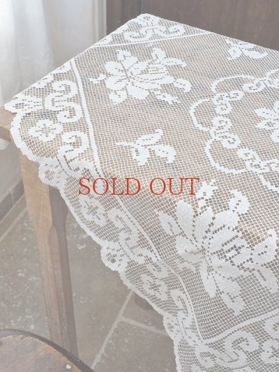 画像11: フランス フィレレース テーブルクロス