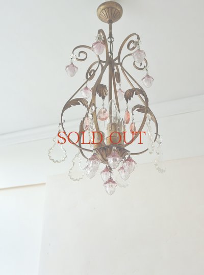 画像4: フランス レアなパーツがかわいい シャンデリア
