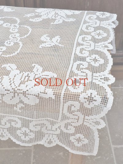 画像9: フランス フィレレース テーブルクロス