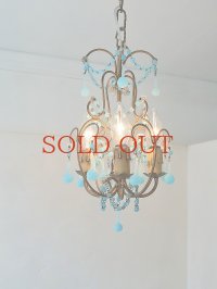 フランス 小さいサイズの オパリン製シャンデリア  50%OFF 