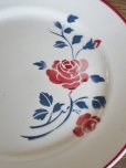 画像5: フランス バドンビレー製 薔薇のプレート