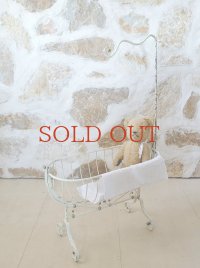 フランス 脚がかわいい アイアン製ドールベッド  40%OFF 
