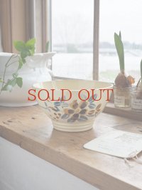 フランス ディゴワン製お花柄の カフェオレボウル