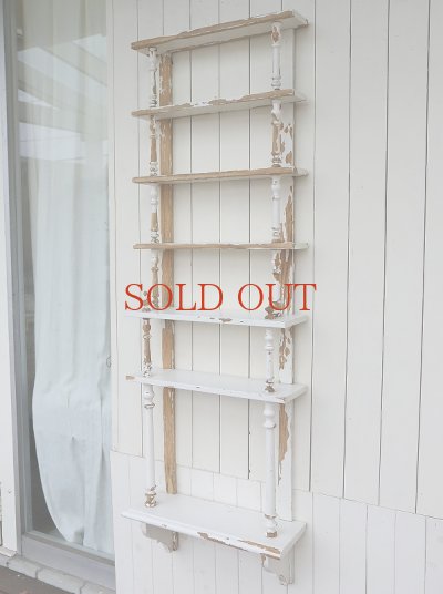 画像5: フランス シャビーな トールシェルフ