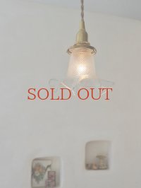 フランス ガラスが素敵な ペンダントシェード  20%OFF 