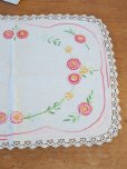 画像5: フランス お花模様の刺繍が かわいいテーブルクロス
