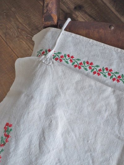 画像16: 名前がかわいい ハンガリアンリネンの エプロン   20%OFF 