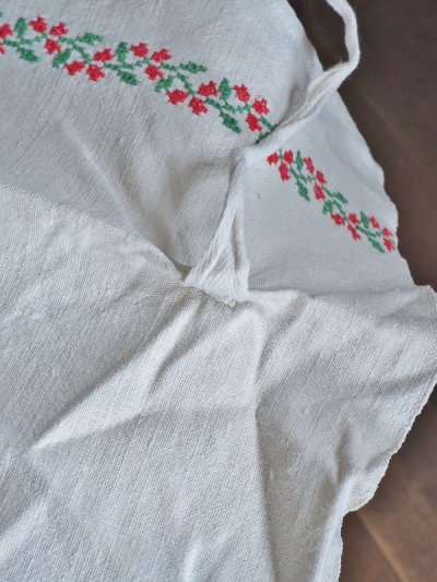 画像19: 名前がかわいい ハンガリアンリネンの エプロン   20%OFF 