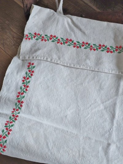 画像7: 名前がかわいい ハンガリアンリネンの エプロン   20%OFF 