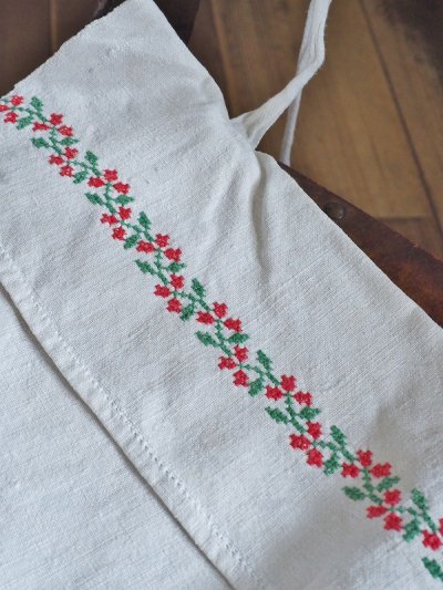 画像9: 名前がかわいい ハンガリアンリネンの エプロン   20%OFF 