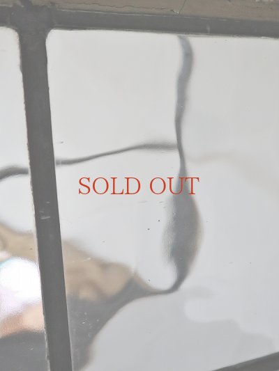 画像12: イギリス 格子が大人っぽい カラーレスステンド