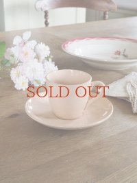 フランス ディゴワンサルグミンヌ製 デミタスカップ＆ソーサー   20%OFF 